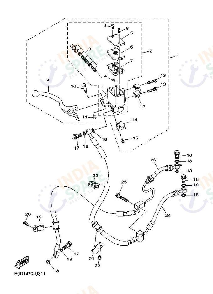 FRONT MASTER CYLINDER